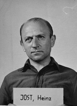 Defendant Heinz Jost at the Einsatzgruppen Trial